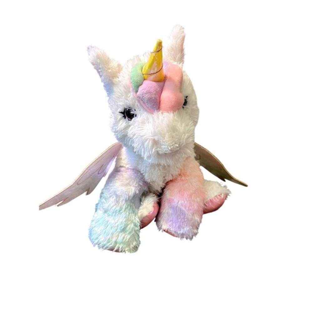 Barbie Dreamtopia Kiss and Care Unicorn Plush White Rainbow Lights and Sounds